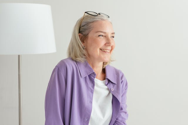 inheritance planning myths, image of senior woman smiling